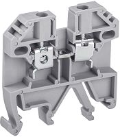 Клемма винтовая IEK КВИ-4 4мм2 серый картинка 